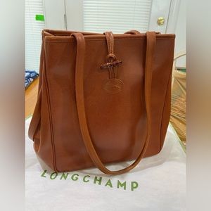 Longchamp - Tote - Cognac